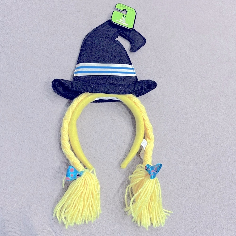 NWT The Great PretendEars Witch Halloween Hair Headband Costume For Girls Age 3+